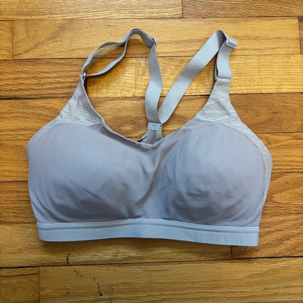 Victoria Sport Cross-Back Sports Bra – 32DD – Purple